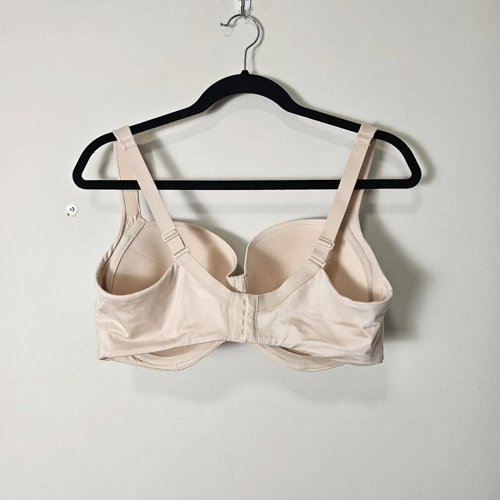 Soma 38DDD Beige Stunning Support Smooth Full Coverage Underwire Bra Stretch